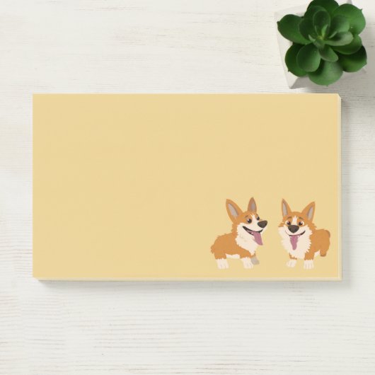 Corgi Dogs Post-it® Notes (Kantoor)