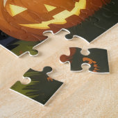 Corgi Dogs Pumpkin Halloween Grappig Legpuzzel (Zijkant)