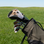 Corgi Donkergrijs Golfheadcover (Insitu)