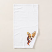 Corgi Drôle Portant un Sweat à Capuche (Serviette à main)