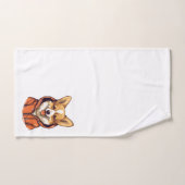 Corgi Drôle Portant un Sweat à Capuche (Serviette à main)