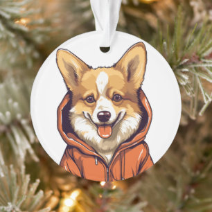 Corgi Drôle Portant un Sweat à Capuche