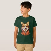 Corgi Drôle Portant un Sweat à Capuche (Devant entier)