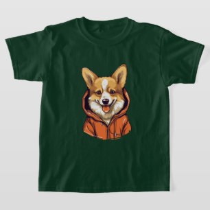 Corgi Drôle Portant un Sweat à Capuche