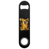Corgi drôle qui hurle à la lune (Dos)