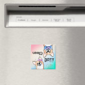 Corgi duo Clean lave-vaisselle Magnet (In Situ (Lave-vaisselle))