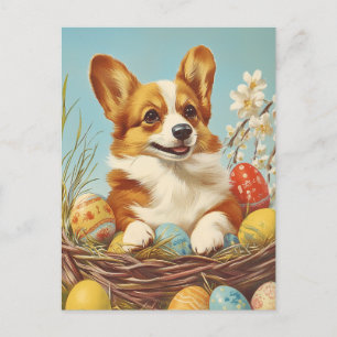 Corgi Easter Briefkaart