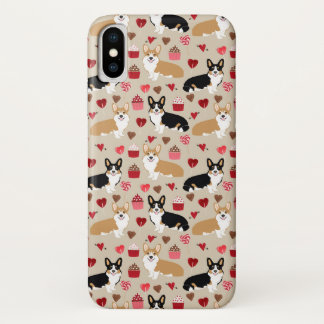Corgi en Tri Corgi Valentijnsdag iPhone X Hoesje