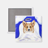 Corgi Engel Magneet (Voorkant / Achterkant)