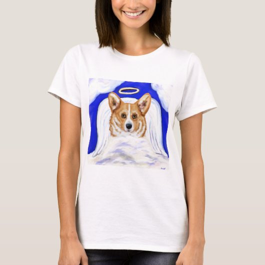 Corgi Engel T-shirt (Voorkant)