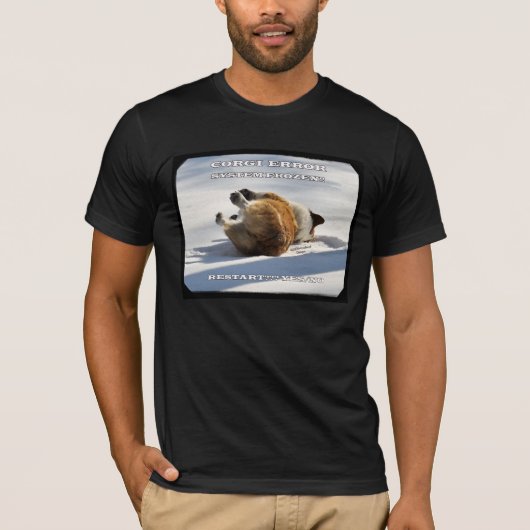 Corgi ERROR T-shirt (Voorkant)
