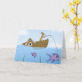 Corgi et carte de pêche de fils (Fleur jaune)