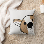 Corgi Face Pet Bed Kussen (Deken)