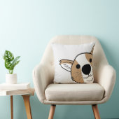 Corgi Face Pet Bed Kussen (Stoel)