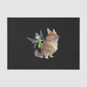 Corgi & Fairy - Funny Pembroke Welsh Corgi Tissuepapier