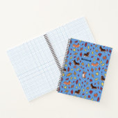 Corgi Fall laat stoffig blauw achter Notitieboek (Binnen)