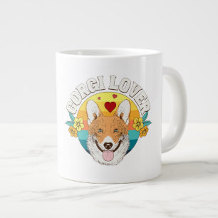 CORGI FANAAT regenboog Extra Grote Beker