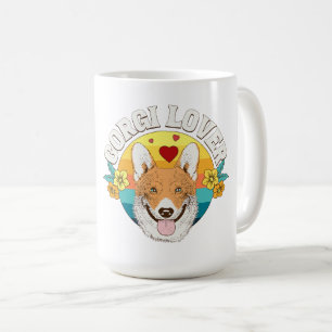 CORGI FANAAT regenboog Koffiemok