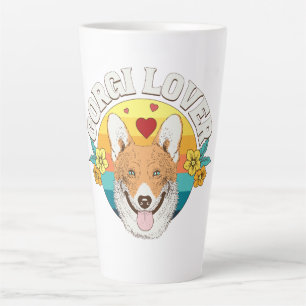 CORGI FANAAT regenboog Latte Mok