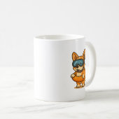 Corgi Float Mokken | Schattigee zomerhond Drinkwar (Voorkant rechts)