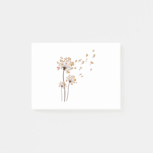 Corgi Flower Fly Dandelion Cute Hondenliefhebber Post-it® Notes (Voorkant)