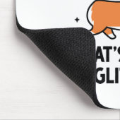 Corgi Glitter Muismat (Hoek)