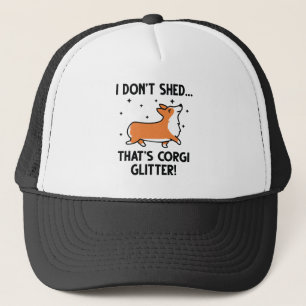 Corgi Glitter Trucker Pet