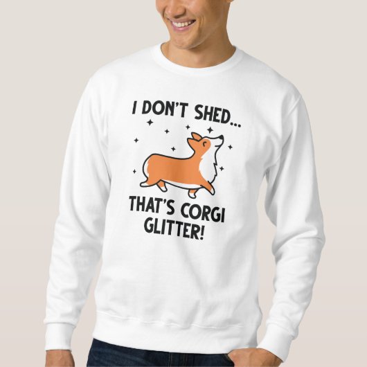 Corgi Glitter Trui (Voorkant)