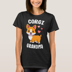 Corgi Grandma I Love My Corgi Dog Mama 1270 T-shirt