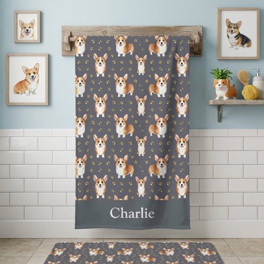 Corgi Gris Personnalisé Chien