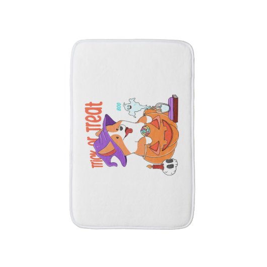 Corgi Halloween Badmat (Voorkant Verticaal)
