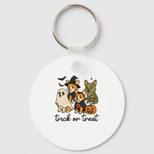 Corgi Halloween kostuum Sleutelhanger