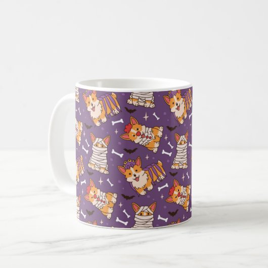 Corgi Halloween Mug (Devant gauche)