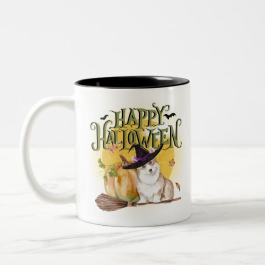 Corgi Halloween Mug (Gauche)
