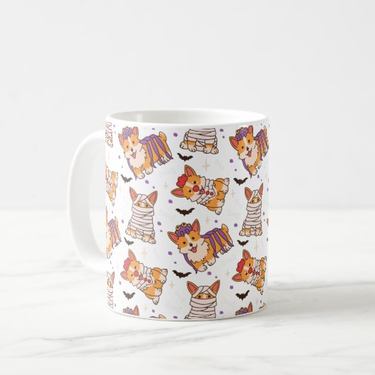 Corgi Halloween Mug (Devant gauche)