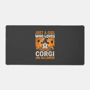 Corgi Halloween Sorcière Fille Horreur Vintage