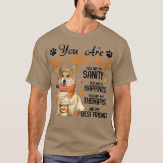 Corgi Herfst Je bent niet alleen een hond, je bent T-shirt