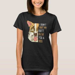 Corgi hond eigenaar niet scheten mijn kont blies j t-shirt