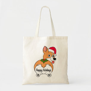 Corgi Hond Kerst Boodschappentas Tote Bag