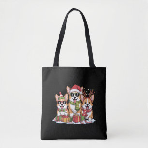 Corgi Hond Kerst Moeder Hond Liefhebber Kerstcadea Draagtas
