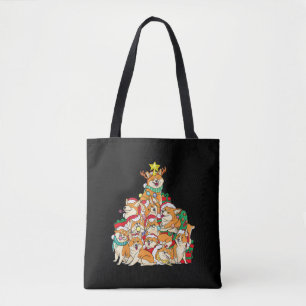 Corgi Hond Kerstboom Gift Draagtas