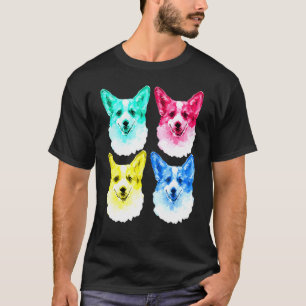 Corgi Hond Pop Art Popart T-shirt