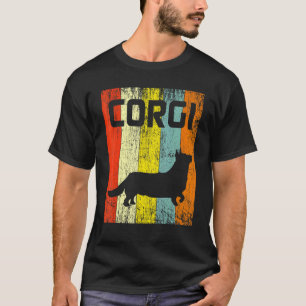Corgi Hond Pret 70s Disco Retro I Honden T-shirt