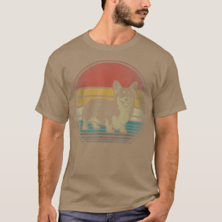 Corgi Hond Retro Vintage 60s 70s Grappige Corgi Ho T-shirt