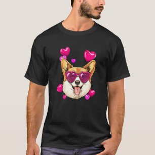 Corgi Hond Valentijnsdag Corgi Ras Bewaarder Puppy T-shirt