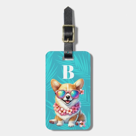 Corgi-honden bagage labels (Voorkant verticaal)