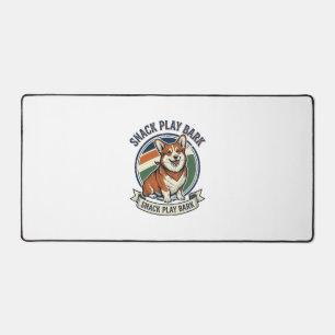 Corgi honden shirt grappige vintage gravure huisdi bureaumat