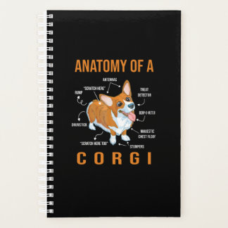 corgi hondenliefhebber grappig planner