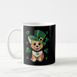Corgi Hondenliefhebber T-shirt Leprechaun Pet Sham Koffiemok