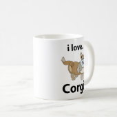Corgi I Love Corgi Coffee Mug (Devant droit)